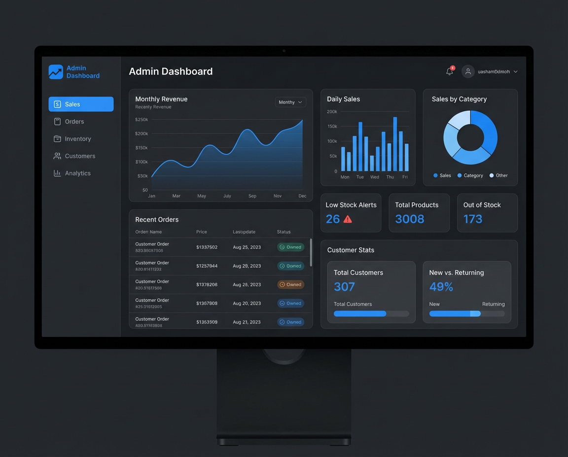 LION GO 管理后台界面